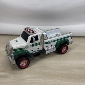 Hess Toy Truck Flatbed 2011 Working Lights & Sounds Hess Gasoline Logo On Door